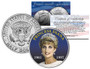 Princess Diana 1961-1997 10th Anniversary Colorized JFK Half Dollar