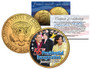 Barack Obama 56th Inauguration 24K Gold Plated JFK Half Dollar