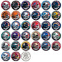 Individual NFL Helmet Logos JFK Half Dollar Coins Officially Licensed