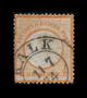 1872 #18 Large Shield 1/2 Groschen Cancelled