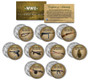 Set of all 9 Infantry Weapon Coins