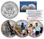 John F. Kennedy First Family 2014 50th Anniversary Colorized JFK Half Dollar 3 Coin Set