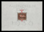 1937 #649 Block 10 Munchen Riem "The Brown Ribbon" MH