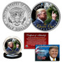 Donald Trump The Chosen One Colorized JFK Half Dollar