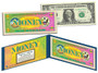 The Color Of Money $1 Bill