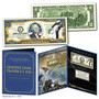 World War II Vintage Colorized Navy $2 Bill in 8" x 10" Collector's Display