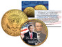 Barack Obama with Lincoln *Inauguration* 2009 24K Gold Plated JFK Half Dollar