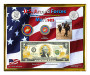 U.S. Armed Forces Gold Series Marines Colorized Currency Set in 8" x 10" Frame