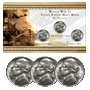 World War II Silver Nickel Mint Mark Collection