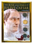 The Rise And Fall of Julius Caesar 4 Coin Set of Historical Replicas in 5" x 7" Frame