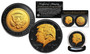 Donald Trump 45th President Black Ruthenium & 24K Gold Tribute Coin