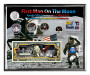 First Man On The Moon Apollo 11 50th Anniversary Colorized Coin & Currency Set in 8" x 10" Frame