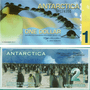 Antarctica $1 and $2 Note Set