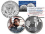 Malcolm X and Martin Luther King 2 Coin JFK Set