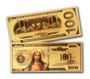 Jesus The Last Supper Gold Novelty $100 Bill