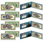 Special Forces Defenders of Freedom Set of all 4 Commemorative Colorized $2 Bills