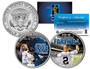 Derek Jeter Yankee Stadium Farewell Colorized JFK Half Dollar 2 Coin Set