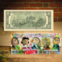 PEANUTS FOUNDING FATHERS In Peanuts We Trust $2 Bill Pop Art SIGNED by Rency