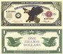 Set of 20 Zillion Dollar Eagle Bills
