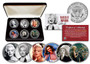 Marilyn Monroe Glamorous Portraits Collection 6 Coin JFK Set with Case