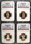 2008 NGC PF69 Presidential Dollar 4 Coin Proof Set