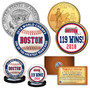Boston Red Sox 2018 World Series Champions 119 WINS Legal Tender 2 Coin Set