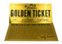 Includes 2 Willy Wonka Chocolate Factory Golden Tickets