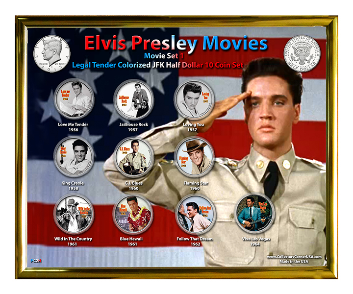 Officially Licensed Marilyn Monroe Movies Colorized JFK Half Dollar – 10-Coin Set