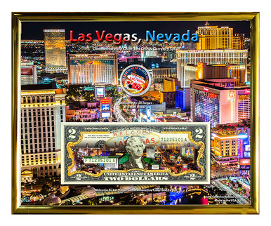 Welcome To Las Vegas Colorized Coin & Currency Set in 8