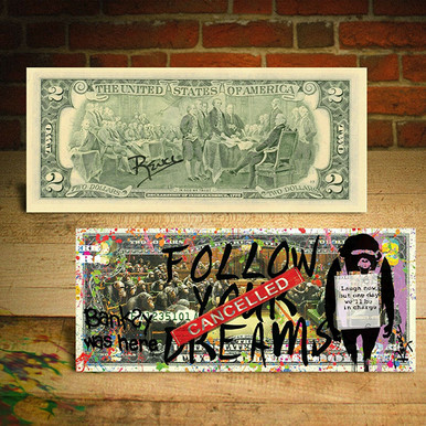RENCY レンシー BANKSY バンクシー エルビス・プレスリー 2ドル札 yhst-