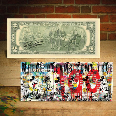 Banksy / Rency Mickey Mouse ミッキーマウス 2$ RA-Disney100th__90577.