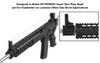 UTG AR-15 Super Slim Fixed High Profile Front Sight, Black