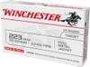 Winchester USA .223 Ammo 55 Grain FMJ USA White Box - 20 round box