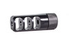 Faxon 5.56 MuzzLok 3-Port Muzzle Brake, Steel, QPQ Nitride