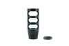 9mm 1/2-28 TPI Three Port Muzzle Brake - Black Nitride