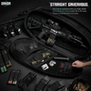 Savior Equipment Pro Touring 30" Tennis Variant Bag w/Holders for Pistol, Extended PCC, Rifle Mag x2, Battery, and Holster Accessories - Black V1