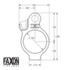 Faxon Firearms 3 Screw .625 Adjustable Low Profile Gas Block