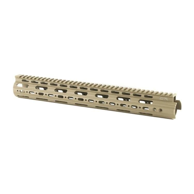 UTG 15" AR15 Super Slim Free Float Handguard FDE