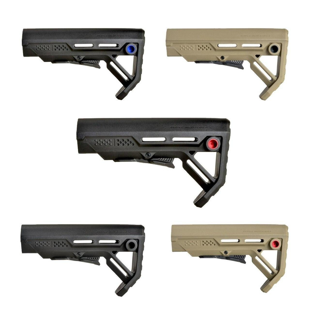 Strike Industries MOD-1 Stock (Black, FDE, Red, Blue)