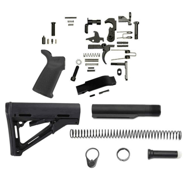 MAGPUL Magpul CTR Lower Build Kit Black, AR 15 Lower Build Kit, AR 15 Lower Kit, AR15 Lower Build Kit, AR 15 Lower Parts, AR 15 Lower Receiver Parts, AR15 Kit, AR 15 Kit, Best AR 15 Lower Build Kit, American Made AR 15 Lower Build kit