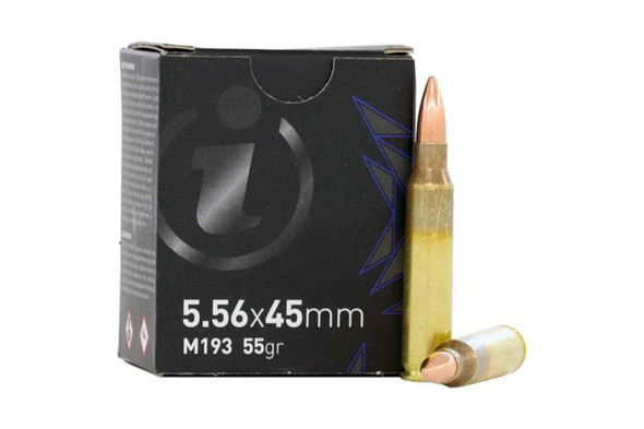 Igman 5.56 55gr M193 FMJ Ammo - 20 round box