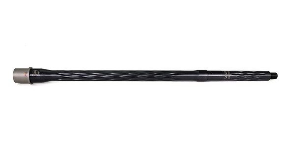 Faxon Firearms Match Series 18" FLAME Fluted .223 Wylde Rifle-Length 416-R Stainless Nitride / Melonite 5R Nickel Teflon Extension Barrel