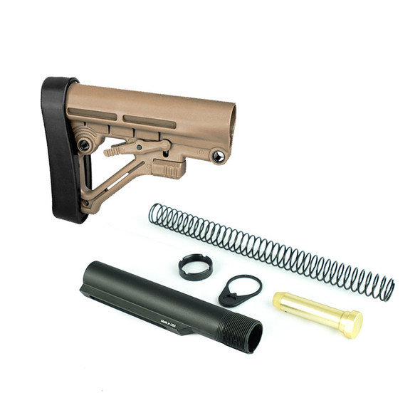 Trinity Force Omega Mil Spec Stock & Buffer Kit - Sand Trinity Force Omega Mil Spec Stock & Buffer Kit - Sand