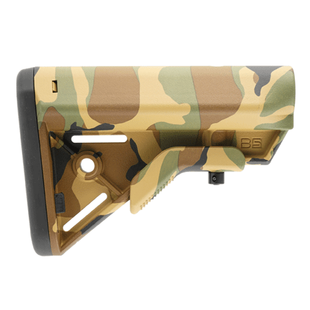 B5 Systems Bravo Stock - Woodland Camo