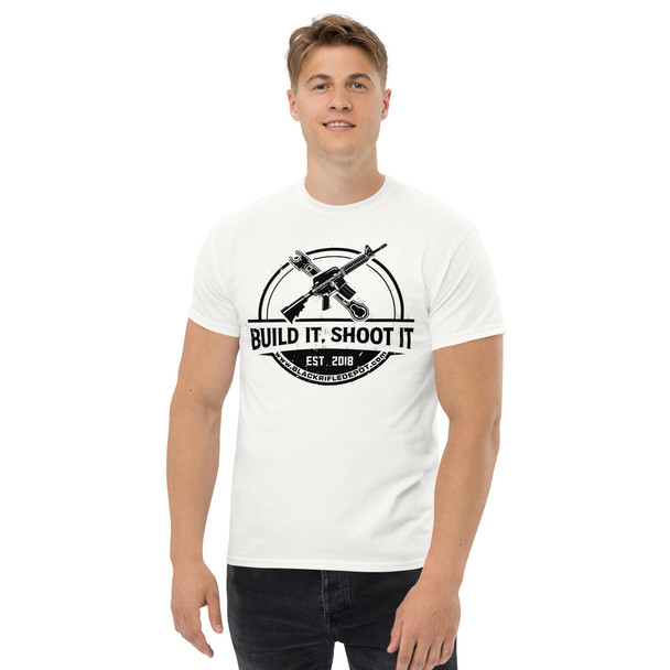 Build It, Shoot It Short Sleeve T-Shirt - Black Logo Build It, Shoot It Short Sleeve T-Shirt - Black Logo