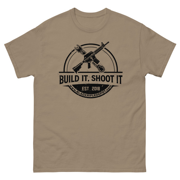 Build It, Shoot It Short Sleeve T-Shirt - Black Logo Build It, Shoot It Short Sleeve T-Shirt - Black Logo