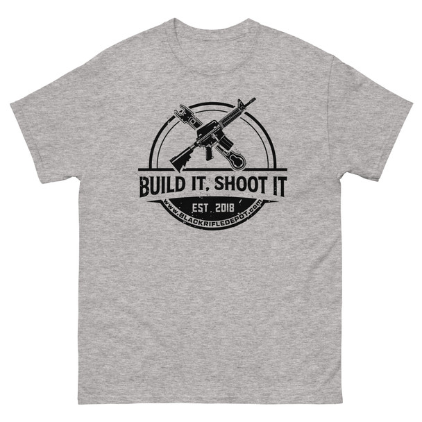 Build It, Shoot It Short Sleeve T-Shirt - Black Logo Build It, Shoot It Short Sleeve T-Shirt - Black Logo