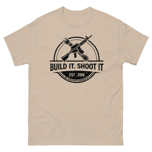 Build It, Shoot It Short Sleeve T-Shirt - Black Logo Build It, Shoot It Short Sleeve T-Shirt - Black Logo