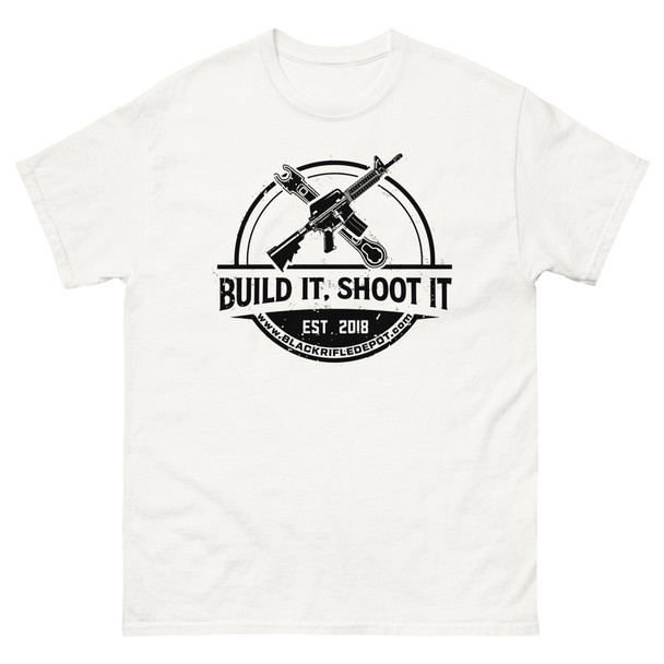 Build It, Shoot It Short Sleeve T-Shirt - Black Logo Build It, Shoot It Short Sleeve T-Shirt - Black Logo