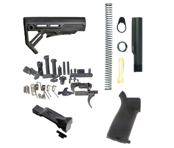 Strike Industries AR-15 Enhanced Lower Build Kit for .223/5.56 - Black